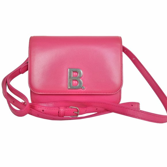 BALENCIAGA Pink Leather Shoulder Bag - Picture 1 of 5